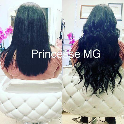 RALLONGE DE CHEVEUX / VENTE ET POSE / PRINCESSE MG   PERRUQUES / COIFFURE 