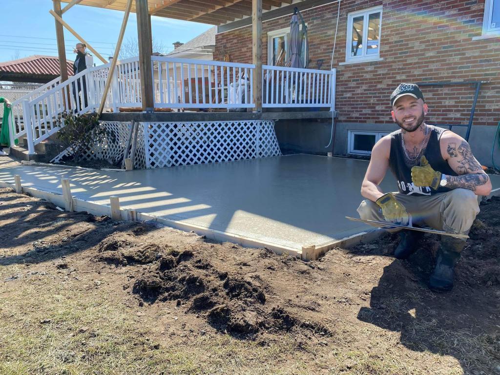 Finition de béton 