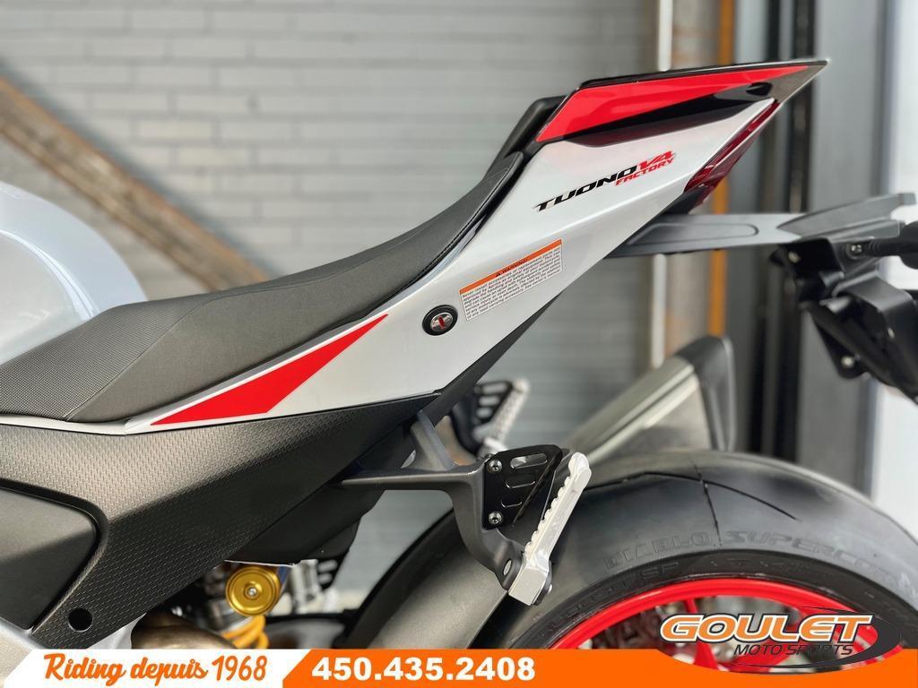 Aprilia TUONO V4 1100 FACTORY WHITE SPEED 2023