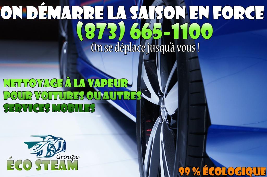 Nettoyage à la vapeur Victoriaville Lave-auto mobile 